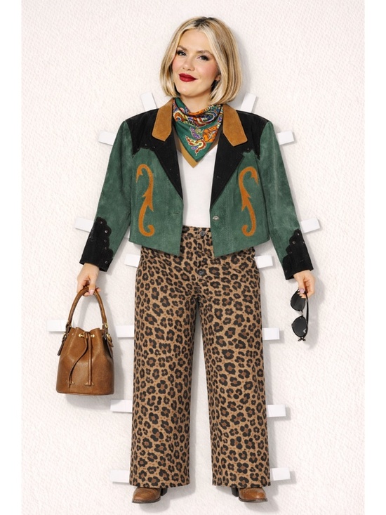 Pioneer Wear Jackets & Blazers - VINTAGE PIONEER WEAR WESTERN leather jacket green size M, cowgirl